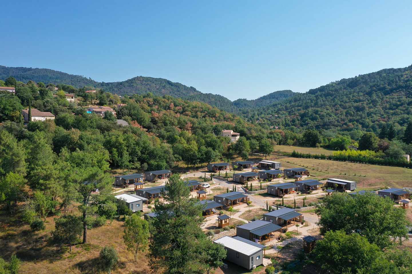 camping nature ardeche